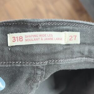 Levi’s Women's Shaping Wide-Leg Jeans - Gray